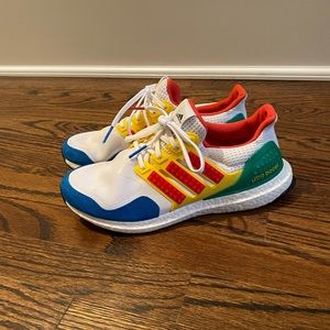 Kids Adidas limited edition Lego sneakers like new size 7